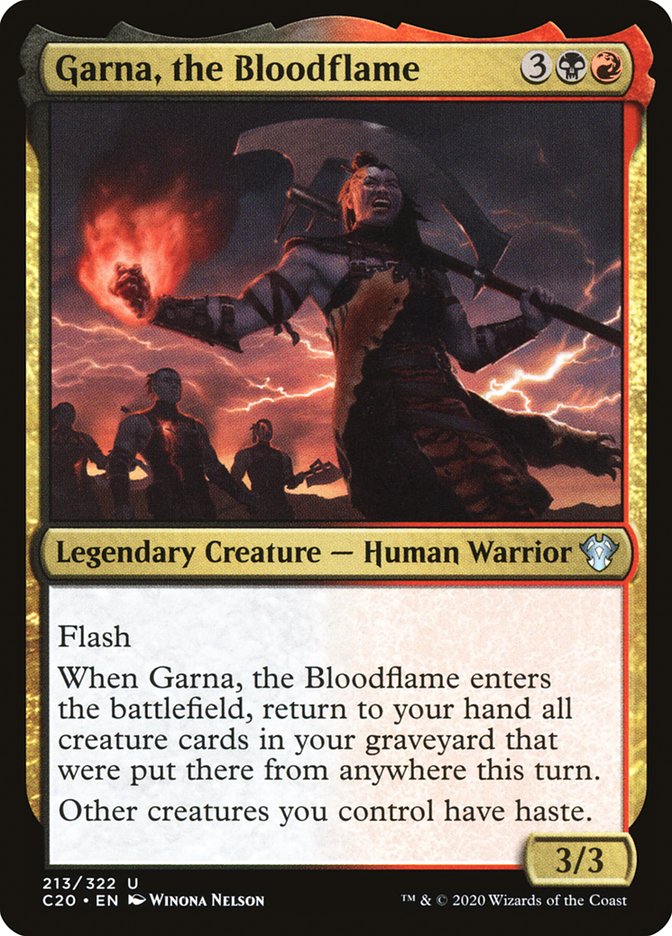 Garna, the Bloodflame [Commander 2020] | Exor Games Truro