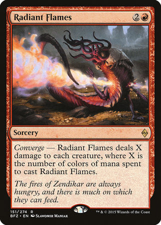 Radiant Flames [Battle for Zendikar] | Exor Games Truro