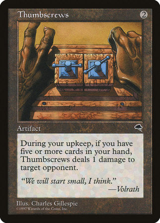 Thumbscrews [Tempest] | Exor Games Truro