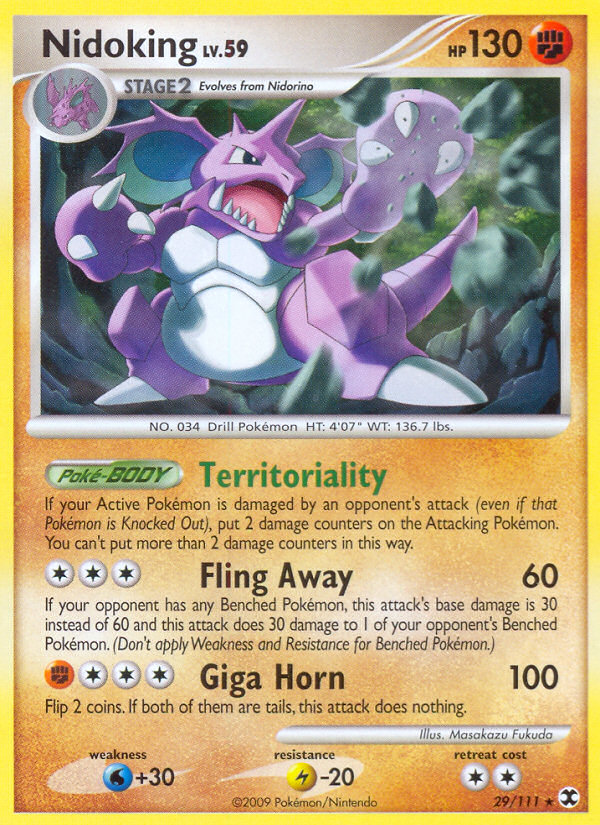 Nidoking (29/111) [Platinum: Rising Rivals] | Exor Games Truro