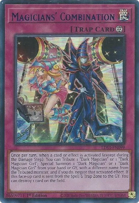 Magicians' Combination (Blue) [LDS3-EN099] Ultra Rare | Exor Games Truro