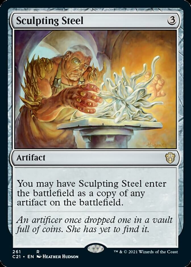 Sculpting Steel [Commander 2021] | Exor Games Truro