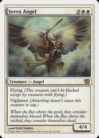 Serra Angel [Ninth Edition] | Exor Games Truro