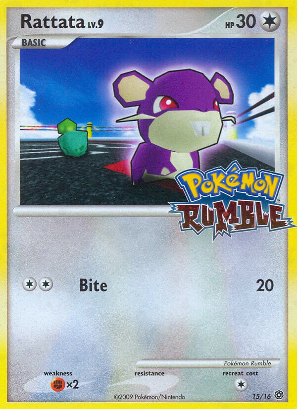 Rattata (15/16) [Pokémon Rumble] | Exor Games Truro