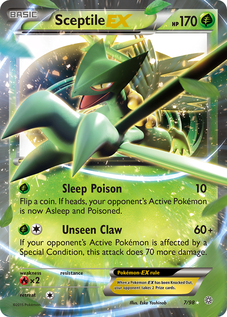 Sceptile EX (7/98) [XY: Ancient Origins] | Exor Games Truro