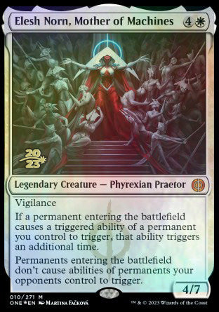 Elesh Norn, Mother of Machines [Phyrexia: All Will Be One Prerelease Promos] | Exor Games Truro