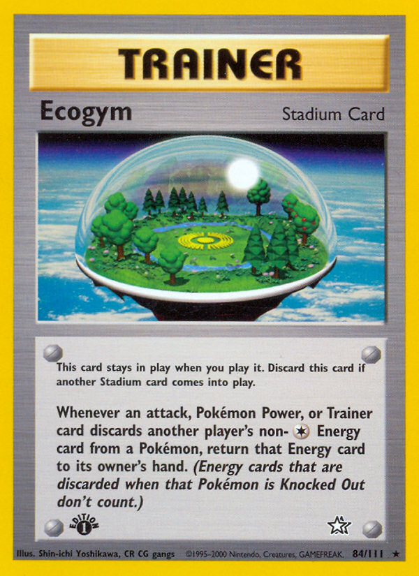 Ecogym (84/111) [Neo Genesis 1st Edition] | Exor Games Truro