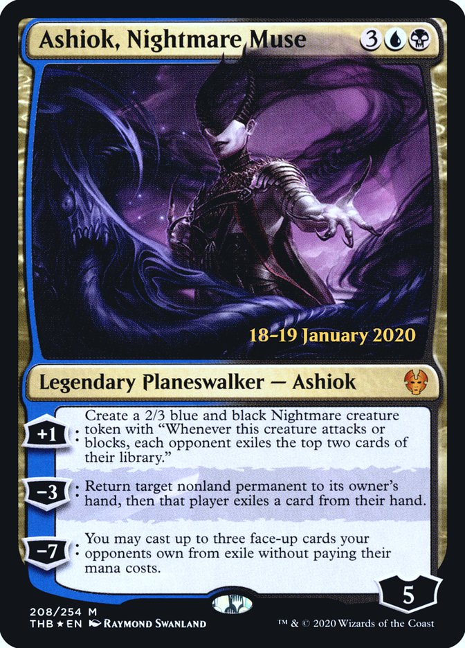 Ashiok, Nightmare Muse [Theros Beyond Death Prerelease Promos] | Exor Games Truro