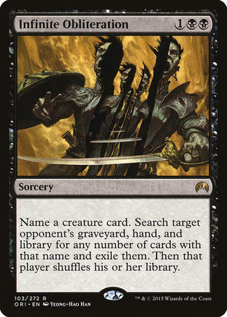 Infinite Obliteration [Magic Origins] | Exor Games Truro