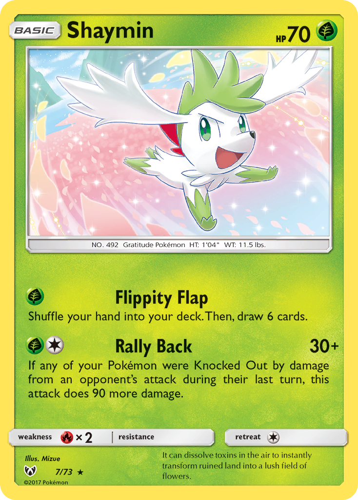 Shaymin (7/73) [Sun & Moon: Shining Legends] | Exor Games Truro