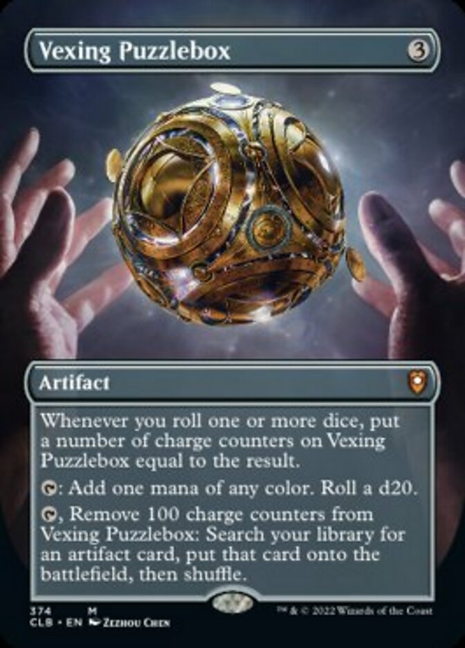 Vexing Puzzlebox (Borderless Alternate Art) [Commander Legends: Battle for Baldur's Gate] | Exor Games Truro