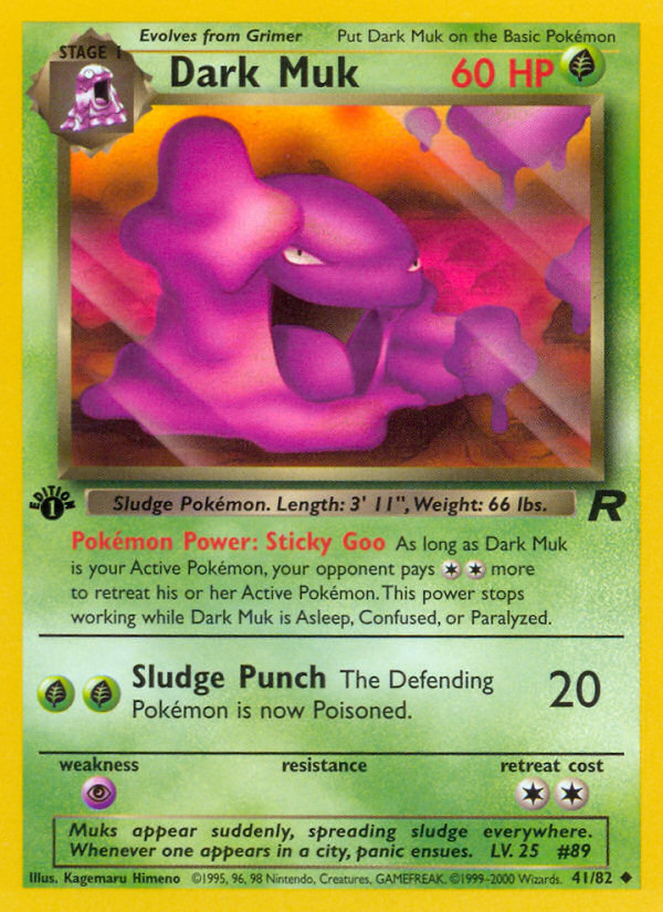 Dark Muk (41/82) [Team Rocket 1st Edition] | Exor Games Truro