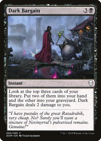 Dark Bargain [Dominaria] | Exor Games Truro