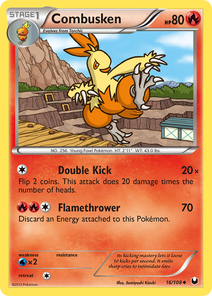 Combusken (16/108) [Black & White: Dark Explorers] | Exor Games Truro