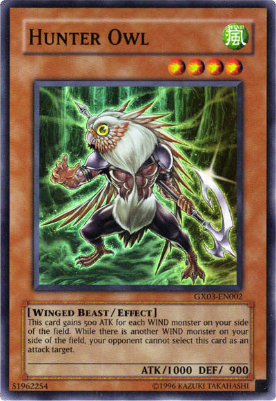 Hunter Owl [GX03-EN002] Super Rare | Exor Games Truro