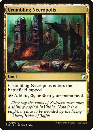 Crumbling Necropolis [Commander 2017] | Exor Games Truro