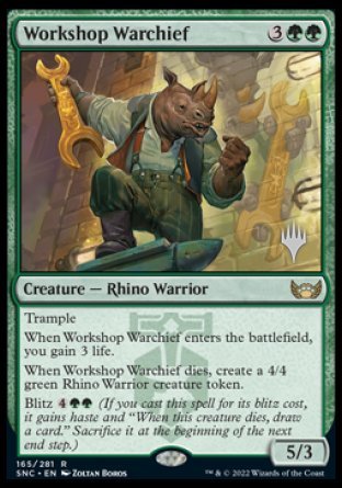 Workshop Warchief (Promo Pack) [Streets of New Capenna Promos] | Exor Games Truro