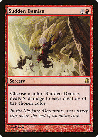 Sudden Demise [Commander 2013] | Exor Games Truro
