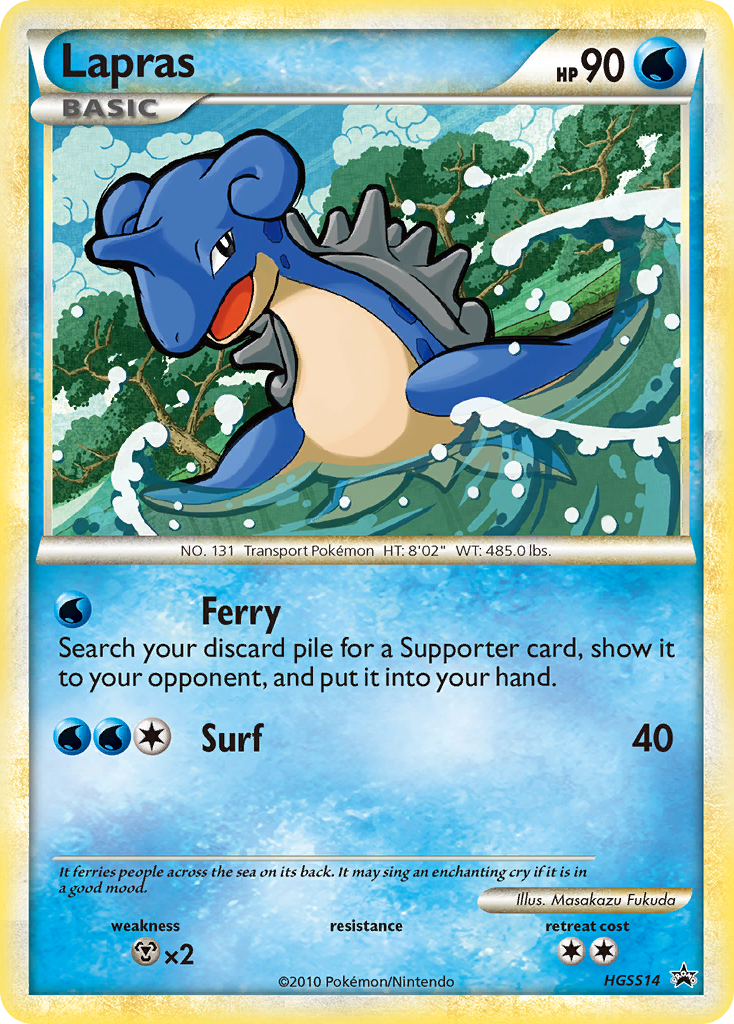 Lapras (HGSS14) [HeartGold & SoulSilver: Black Star Promos] | Exor Games Truro