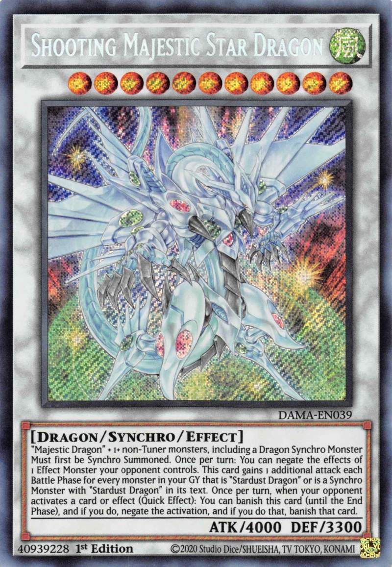 Shooting Majestic Star Dragon [DAMA-EN039] Starlight Rare | Exor Games Truro