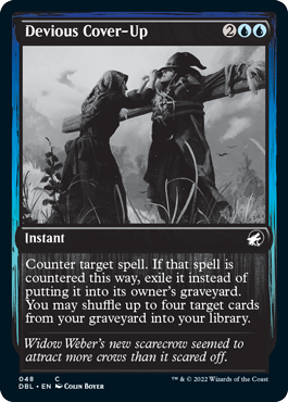 Devious Cover-Up [Innistrad: Double Feature] | Exor Games Truro