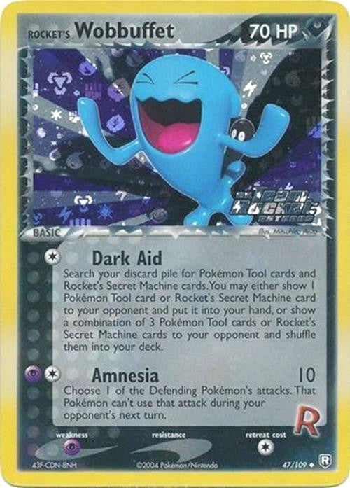 Rocket's Wobbuffet (47/109) (Stamped) [EX: Team Rocket Returns] | Exor Games Truro