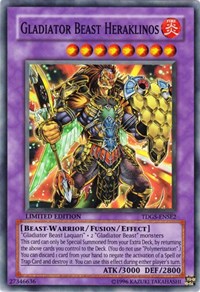 Gladiator Beast Heraklinos [TDGS-ENSE2] Super Rare | Exor Games Truro