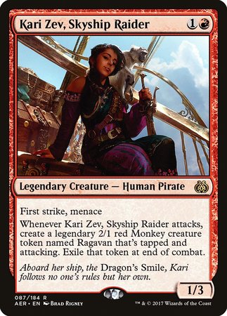 Kari Zev, Skyship Raider [Aether Revolt] | Exor Games Truro