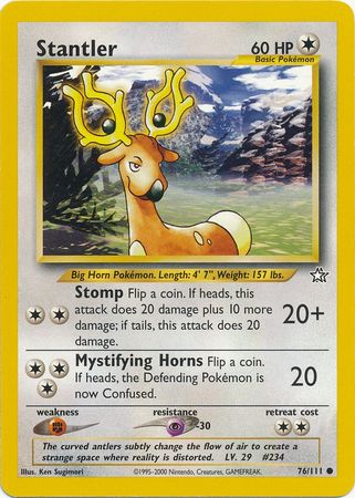 Stantler (76/111) [Neo Genesis Unlimited] | Exor Games Truro