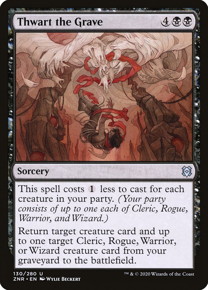 Thwart the Grave [Zendikar Rising] | Exor Games Truro