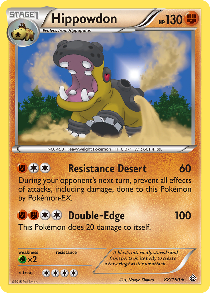 Hippowdon (88/160) [XY: Primal Clash] | Exor Games Truro