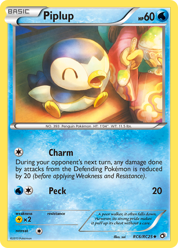 Piplup (RC6/RC25) [Black & White: Legendary Treasures] | Exor Games Truro