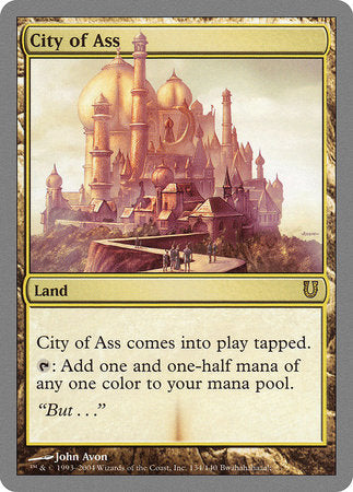 City of Ass [Unhinged] | Exor Games Truro