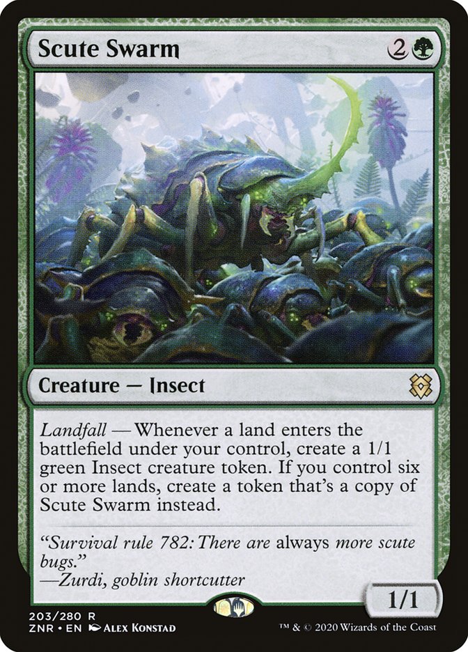 Scute Swarm [Zendikar Rising] | Exor Games Truro