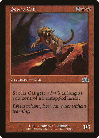 Scoria Cat [Prophecy] | Exor Games Truro