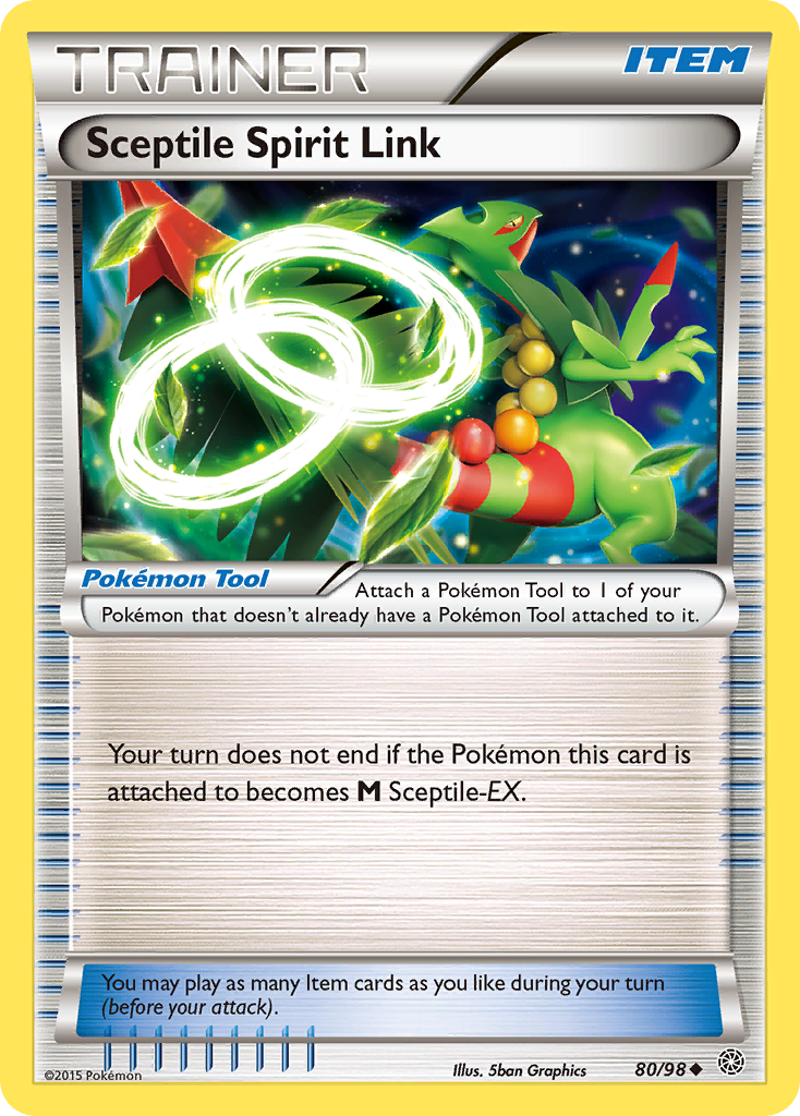 Sceptile Spirit Link (80/98) [XY: Ancient Origins] | Exor Games Truro