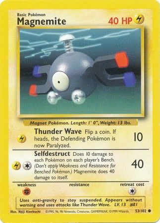 Magnemite (53/102) [Base Set Unlimited] | Exor Games Truro