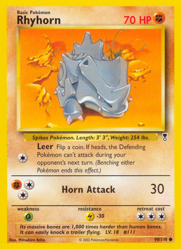 Rhyhorn (90/110) [Legendary Collection] | Exor Games Truro