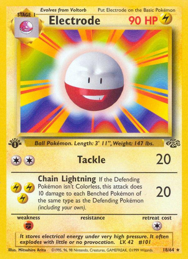 Electrode (18/64) [Jungle 1st Edition] | Exor Games Truro