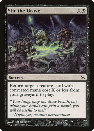 Stir the Grave [Betrayers of Kamigawa] | Exor Games Truro