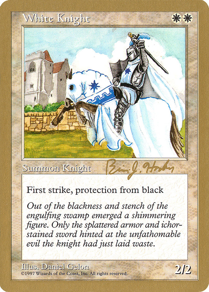 White Knight (Brian Hacker) [World Championship Decks 1998] | Exor Games Truro