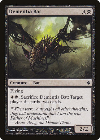 Dementia Bat [New Phyrexia] | Exor Games Truro