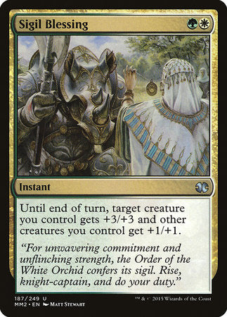 Sigil Blessing [Modern Masters 2015] | Exor Games Truro