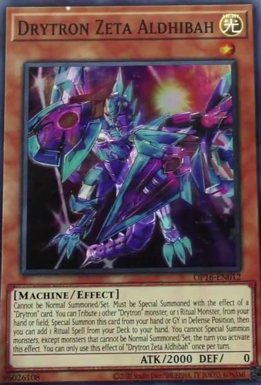 Drytron Zeta Aldhibah [OP16-EN012] Super Rare | Exor Games Truro