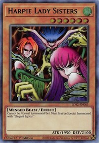 Harpie Lady Sisters (Green) [LDS2-EN065] Ultra Rare | Exor Games Truro