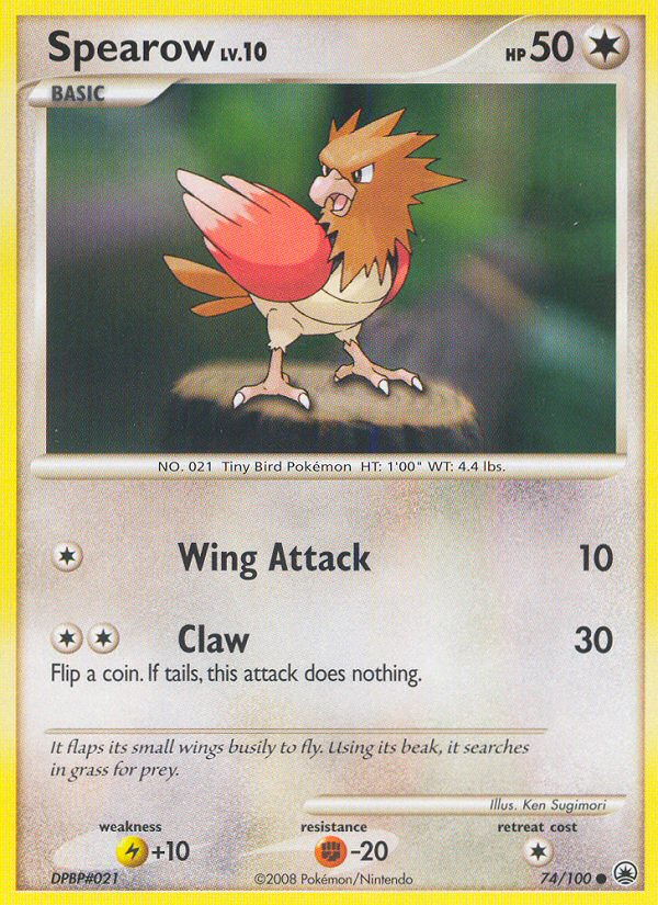 Spearow (74/100) [Diamond & Pearl: Majestic Dawn] | Exor Games Truro