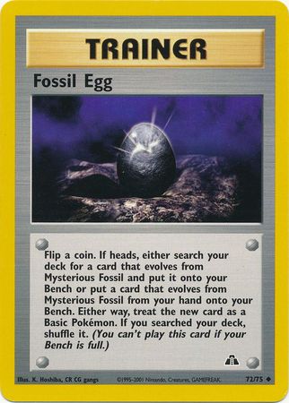 Fossil Egg (72/75) [Neo Discovery Unlimited] | Exor Games Truro