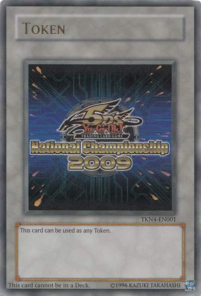 Yu-Gi-Oh 5D's 2009 National Championship Token [TKN4-EN001] Ultra Rare | Exor Games Truro