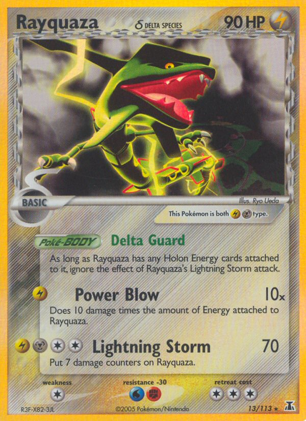 Rayquaza (13/113) (Delta Species) [EX: Delta Species] | Exor Games Truro