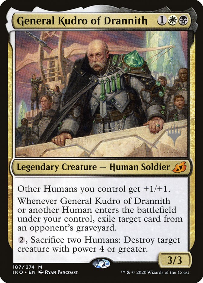 General Kudro of Drannith (Promo Pack) [Ikoria: Lair of Behemoths Promos] | Exor Games Truro